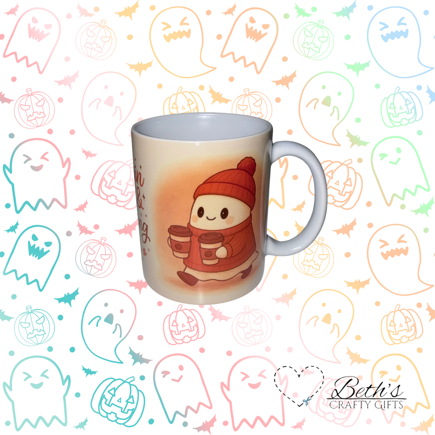 Pumpkin spice everything nice ghost