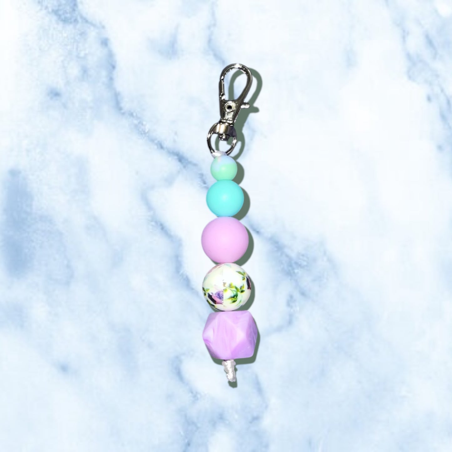 Floral keychain