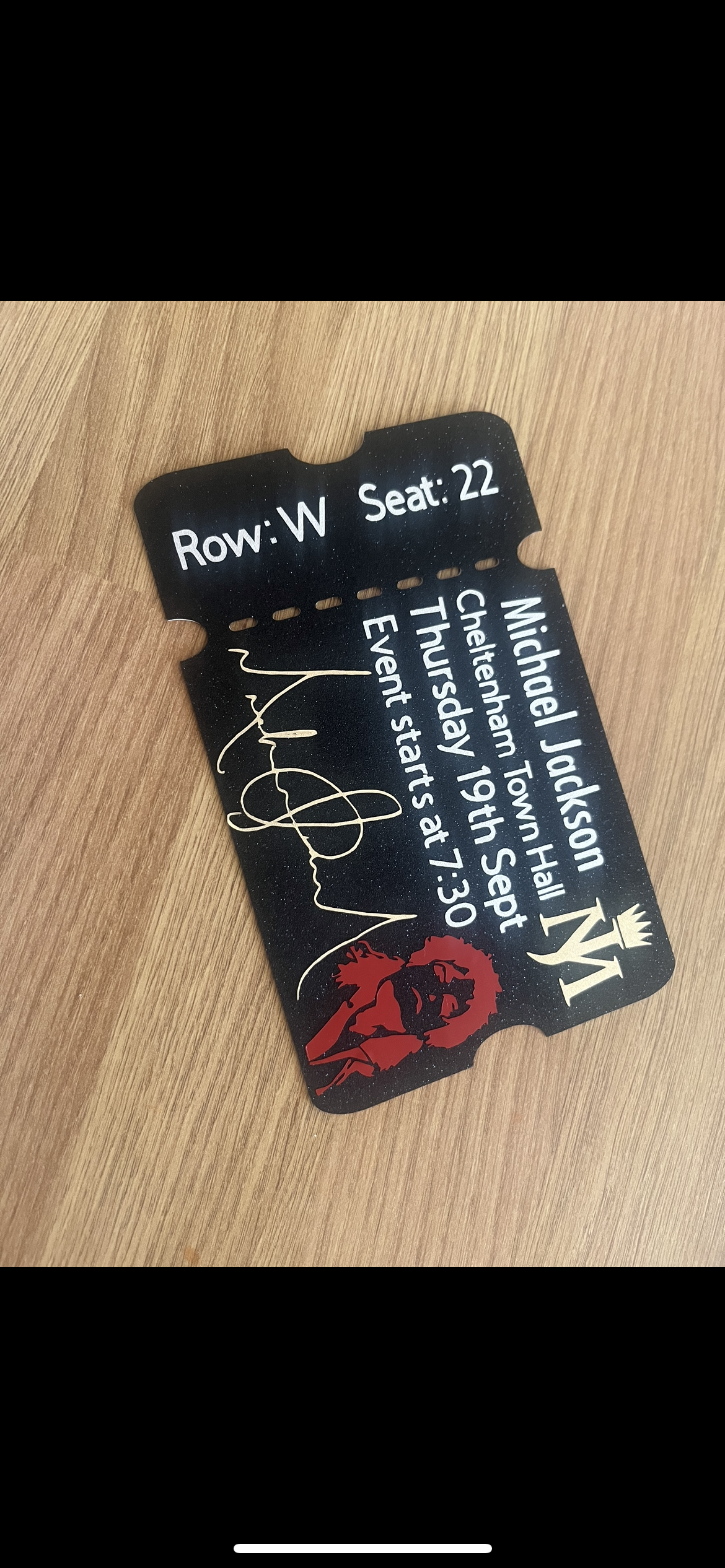 Personalised Tickets