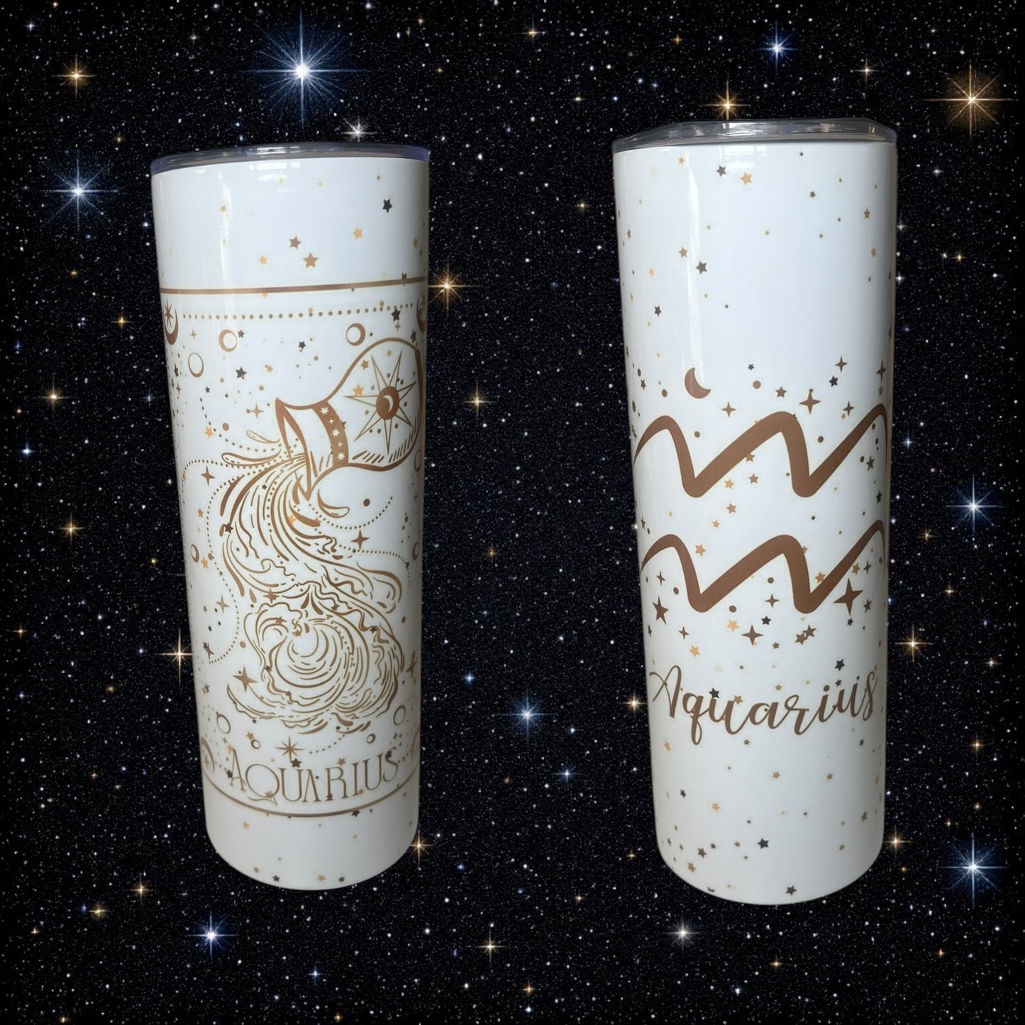 Aquarius Zodiac Tumbler
