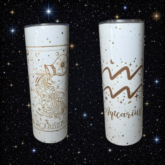 Aquarius Zodiac Tumbler