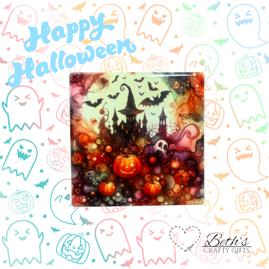 Haunted but homely coaster