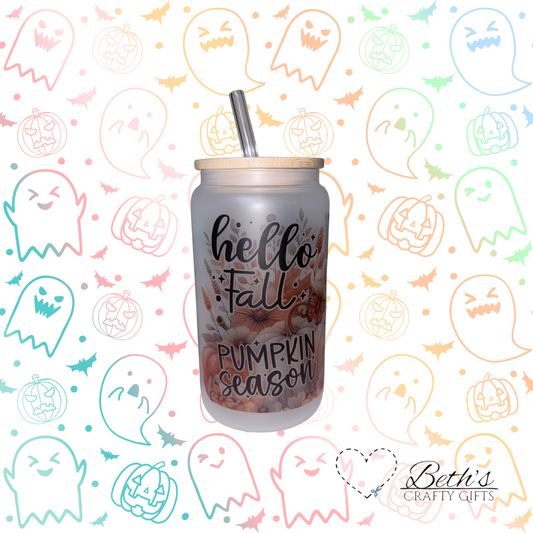 Cozy girl 16oz frosted tumbler